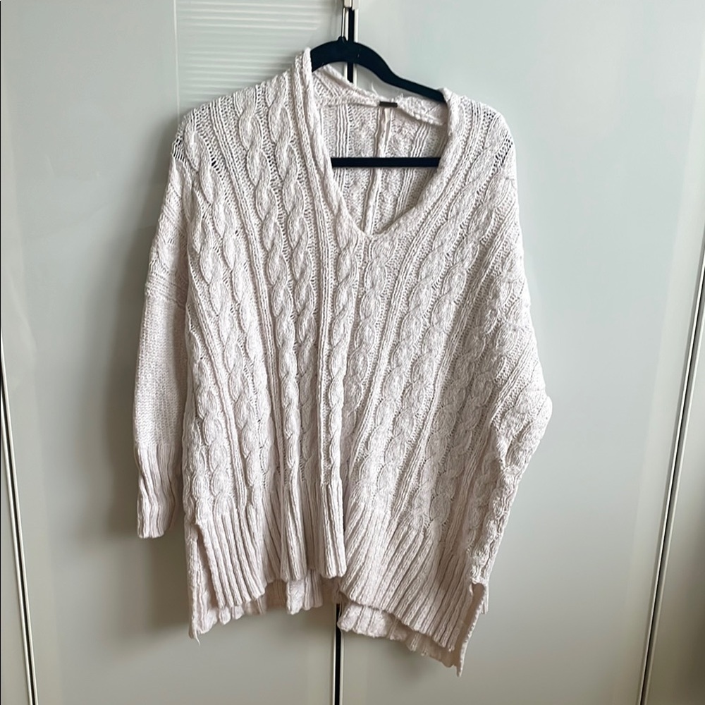 Cozy Cream Cable Knit Sweater